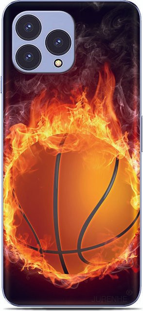 Samsung Handyhülle mit Basketball Sport Design in Orange für Galaxy A55 5G und weitere Modelle - Bild 1