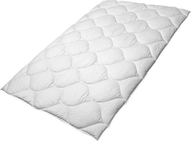 JOHN COTTON Sommer-Steppbett aus Polyester Microfaser in Weiß, B/T/H: 155 x 220 cm - Bild 1