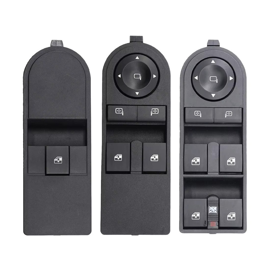 NEVOSA Power Fenster Control Schalter Taste in Schwarz für Opel Astra H, Zafira B Kombi und Vauxhall Astra Astravan, Zafira - Bild 3