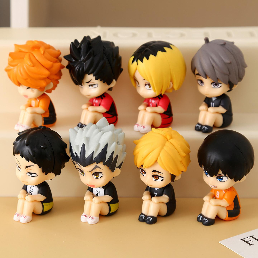 Yiran toy 1 Haikyuu!! Actionfiguren PVC 8-teiliges Set - Bild 3
