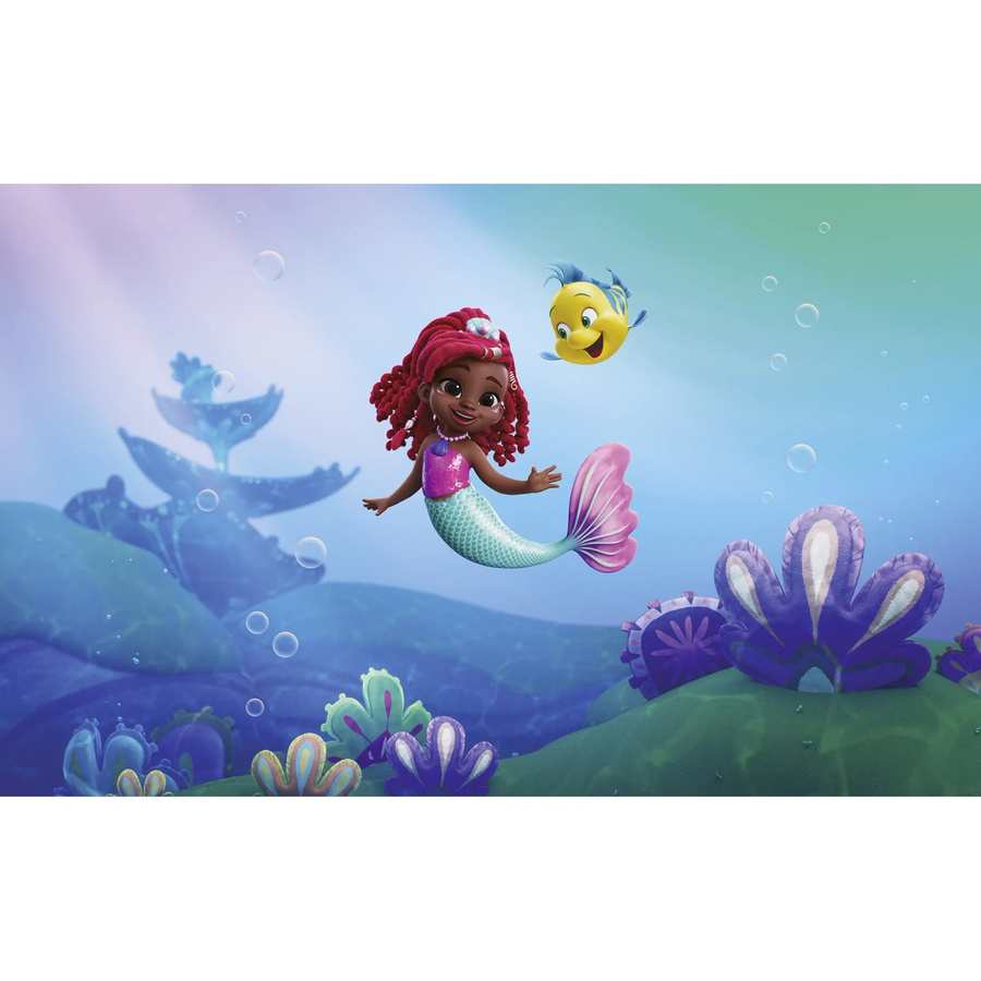 Komar Vlies Fototapete Disney Ariel Junior Friends in Bunt - Bild 2