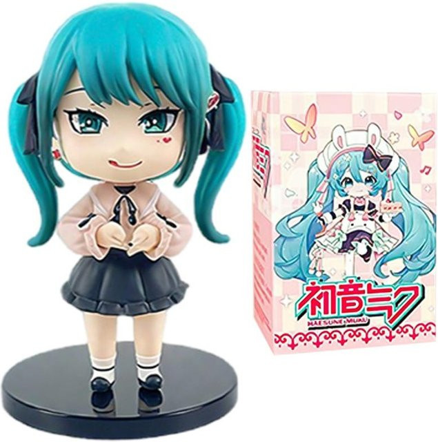 Yiran toy 1 Chibi Hatsune Miku Blind Box Figur, Vocaloid, grün, ab 14 Jahren - Bild 1