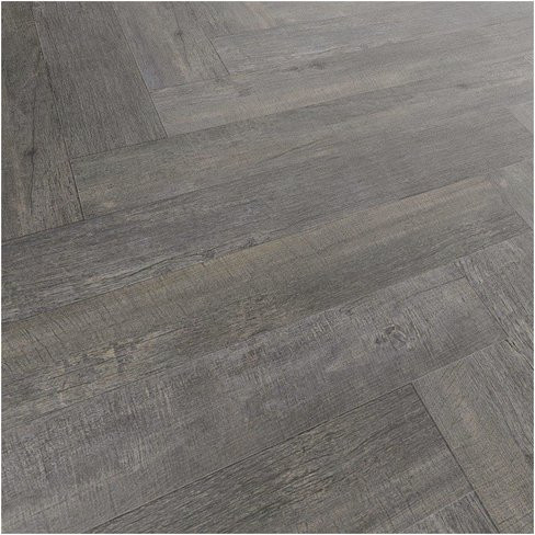 SLY Vinylboden Herringbone in Holzoptik Corse Grau, Länge: 72 cm, Breite: 12 cm, Höhe: 0,8 cm - Bild 1