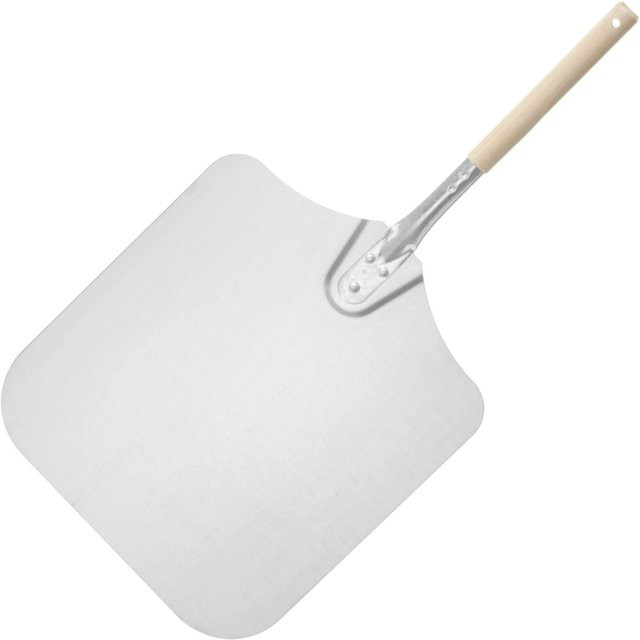 Hendi Pizzaschaufel quadratisch aus Aluminium und Edelstahl in Silber, B: 35,5 cm, H: 71 cm - Bild 1