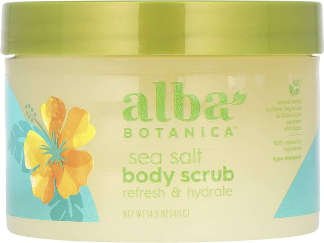 Alba Botanica Meersalz-Körperpeeling, 411 g, Unisex - Bild 1