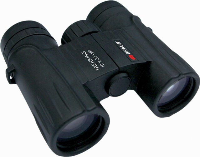 Braun Trekking Fernglas 10x32 WP in Schwarz - Bild 1