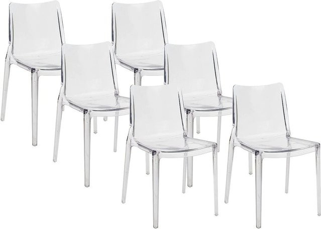 Rankaza Design Stuhl Transparent aus Polycarbonat B/T/H: 44,5 x 50 x 81 cm - Bild 1