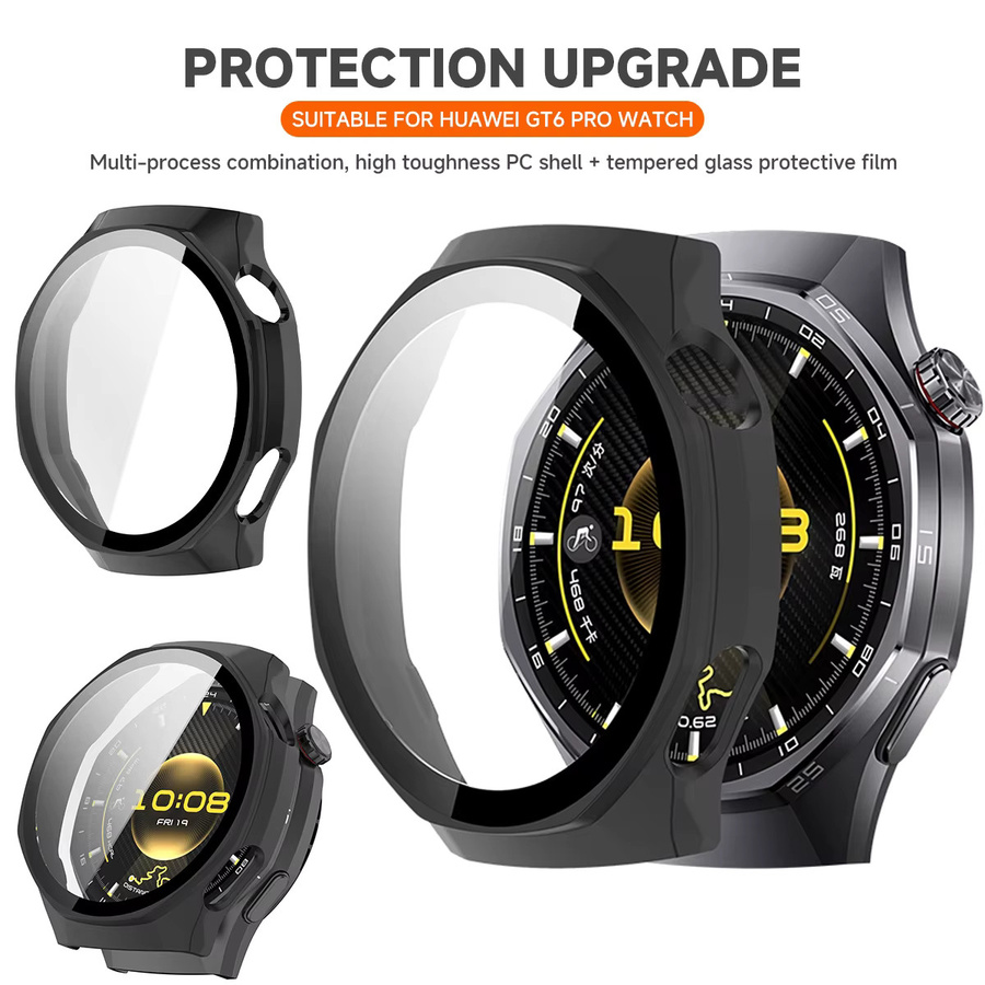 OAKCHARM Displayschutzschale für Huawei Watch GT6pro, Schwarz - Bild 3