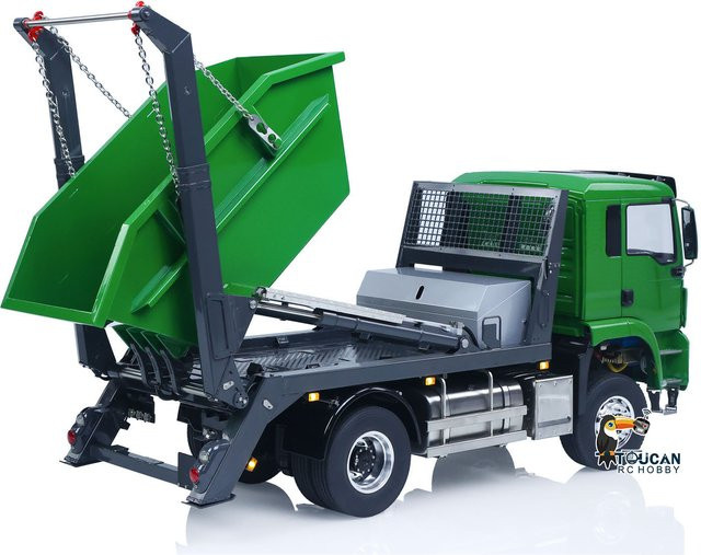 LESU RC Hydraulischer Kipplader, ferngesteuerter Metall-Dumper, 1:14, mit Licht- und Soundsystem - Bild 1