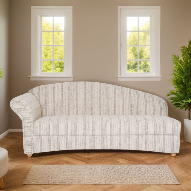3-Sitzer Sofa Loretta Prestige Home mit linker Armlehne, Grau, B/T/H: 193 x 83 x 85 cm - Bild 1