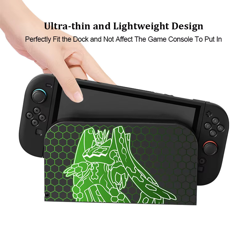 Dekorative Frontplatte als Schutzhülle für die Nintendo Switch 2 Dock Station Base im Legends Z-A Theme Ersatzgehäuse - Bild 2