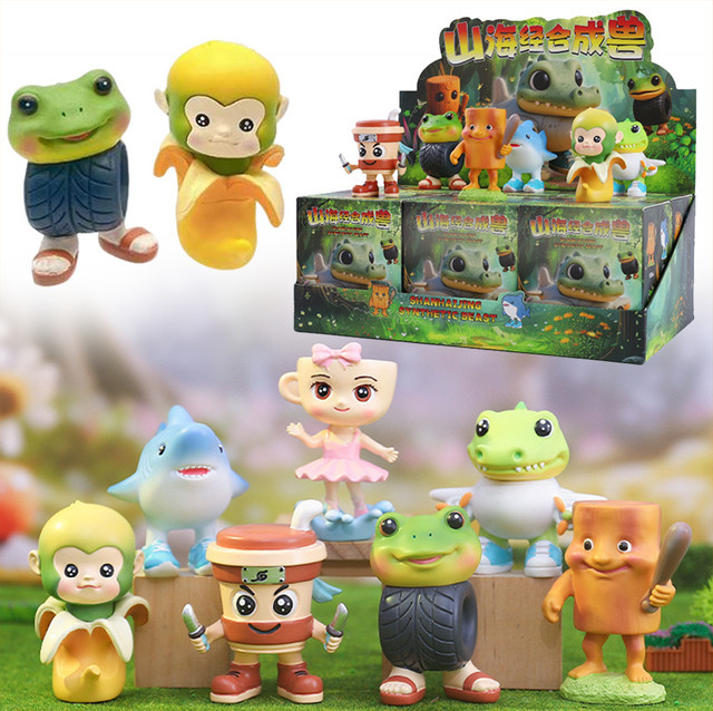 Bandai Classic of Mountains and Seas Synthetic Beast Blind Box Dekofigur in Multicolor - Bild 1