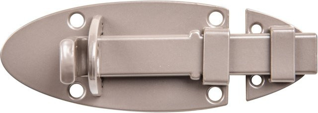 GAH Alberts Schlossriegel aus Stahl in Beige, B/T/H: 4,4 x 4,1 x 0,185 cm - Bild 1
