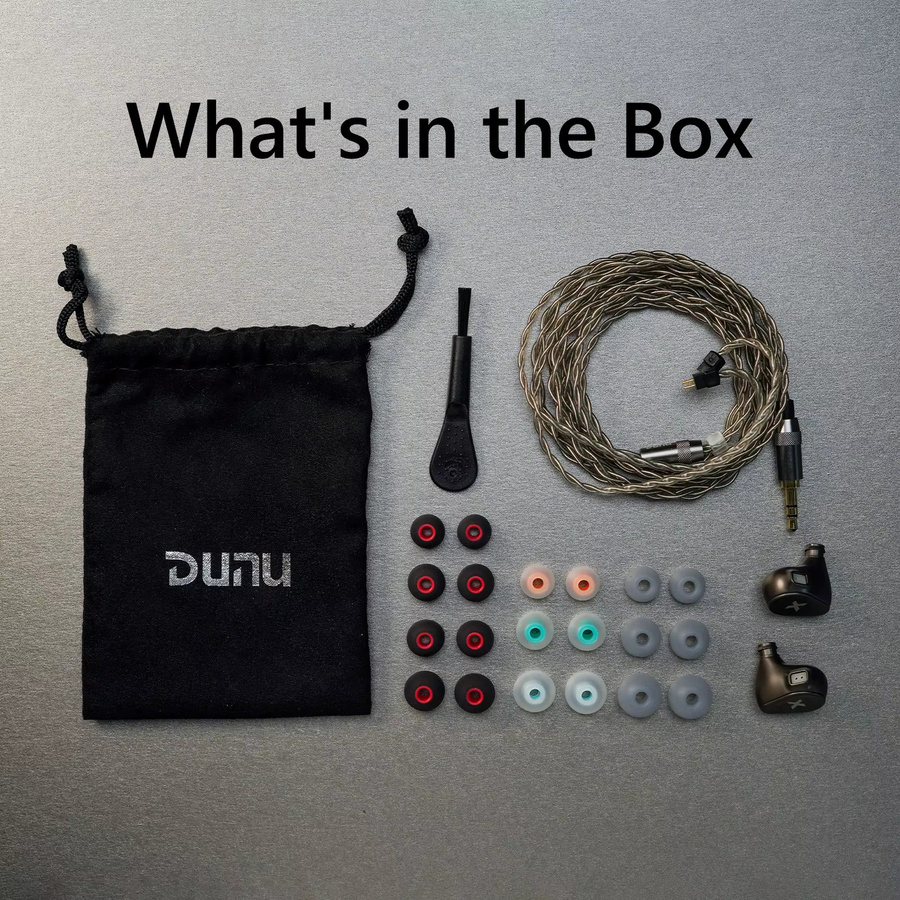 DUNU Titan X HiFi In-Ear-Monitor mit Dual-Magnet-Dynamik-Treiber und Metalllegierung-Gehäuse, 3,5 mm Jack oder USB-C mit Mikrofon für audiophiles Gaming - Bild 5