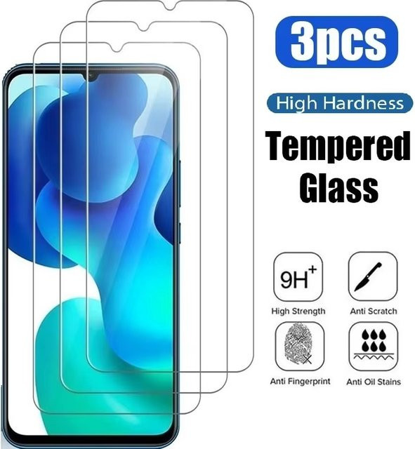 3er-Set Gehärtetes Glas Display Schutzfolie für Xiaomi Redmi Note Serie (15 Pro 5G, 14, 13, 12, 11, 10, 15C, 14C, 13C, 12C, 10C, 12R, 10S, 14S, 15R) transparent - Bild 1