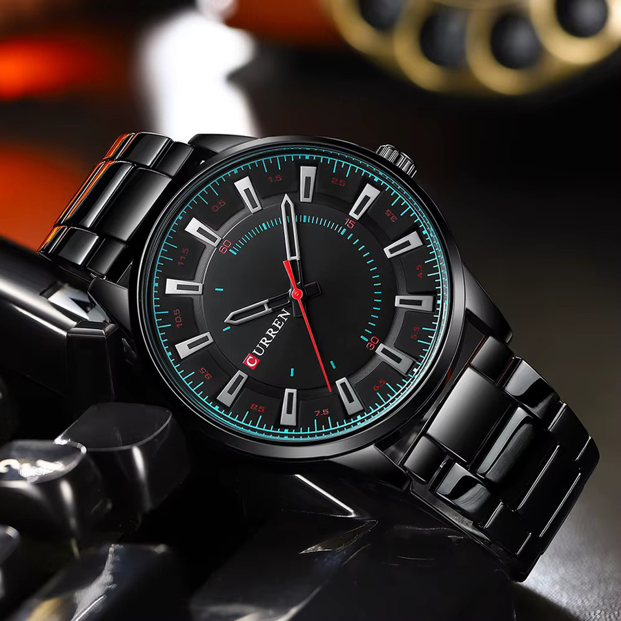 CURREN Armbanduhr, Quarz, Edelstahl, Herren - Bild 2