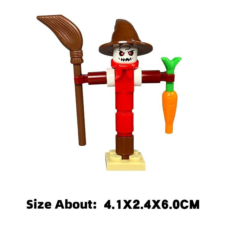 Yiran toy Vogelscheuchenstadt Bauernhof Zubehör Bausteine - Bild 2