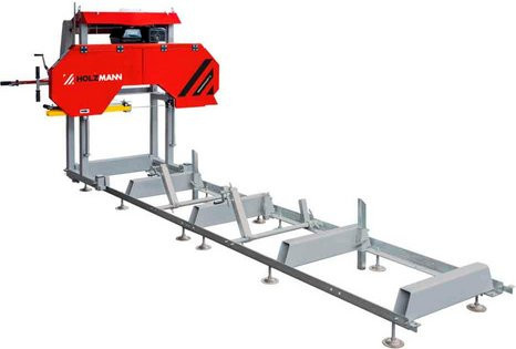 Holzmann-Maschinen Bandsäge BBS550SMART-G mit Benzinmotor, 1200 m/min, rot - Bild 1