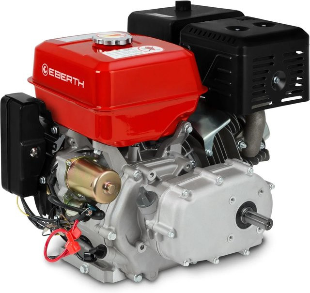 Eberth Benzinmotor 13 PS 9,56 kW 4-Takt mit E-Start und 22 mm Ø Welle in Rot - Bild 1