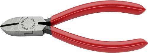 Knipex Seitenschneider aus Chrom-Vanadium mit Facette in Schwarz-Rot, Länge: 125 mm - Bild 1