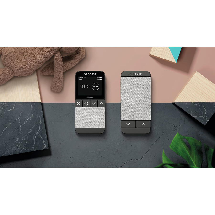 Neonate Babyphone N65 strahlungsarm in Grau mit Temperaturanzeige und Gegensprechfunktion - Bild 3