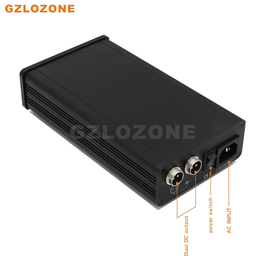 GZLOZONE WL-DP01 HIFI Lineares Netzteil LPS 50VA Schwarz mit Barrel Plug für Stereo-Verstärker DC 5V/9V/12V/15V/16V/18V/19V/24V - Bild 2