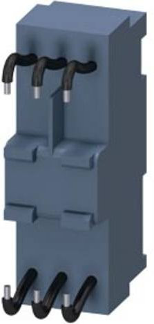 Siemens 3RA6890-0BA Leistungsschalteradapter in Grau mit einem Einstellbereich von bis zu 25A und einer maximalen Schaltspannung von 690 V/AC - Bild 1