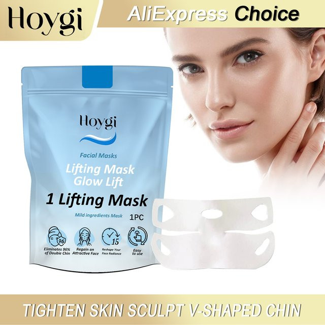 HOYGI V-Form Lifting Gesichtsmaske mit Kollagen, Unisex - Bild 1