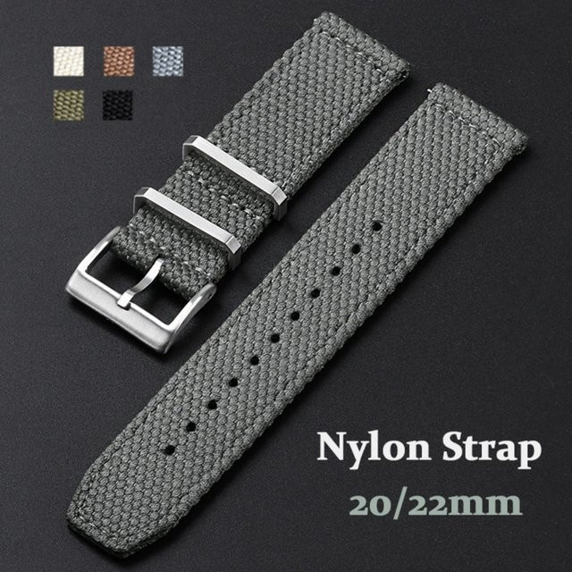 asukaband Uhrenarmband Nylon, 20mm, 22mm, Unisex - Bild 1