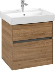 Villeroy & Boch Waschtischunterschrank Collaro in Kansas Oak, Wandhängend, B/T/H: 55,4 x 54,6 x 44,4 cm - Bild 1