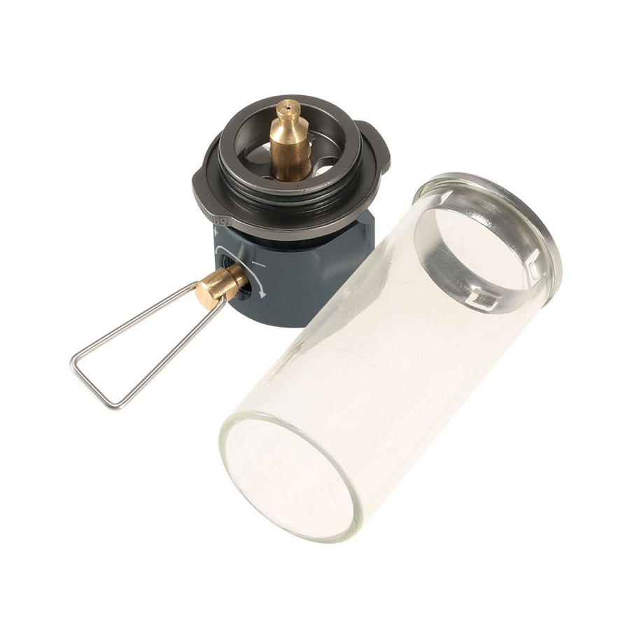 TOMTOP JMS Tragbare Butangas-Lichtlaterne für Camping und Picknick in Transparent mit Glas und Aluminiumlegierung - Bild 5