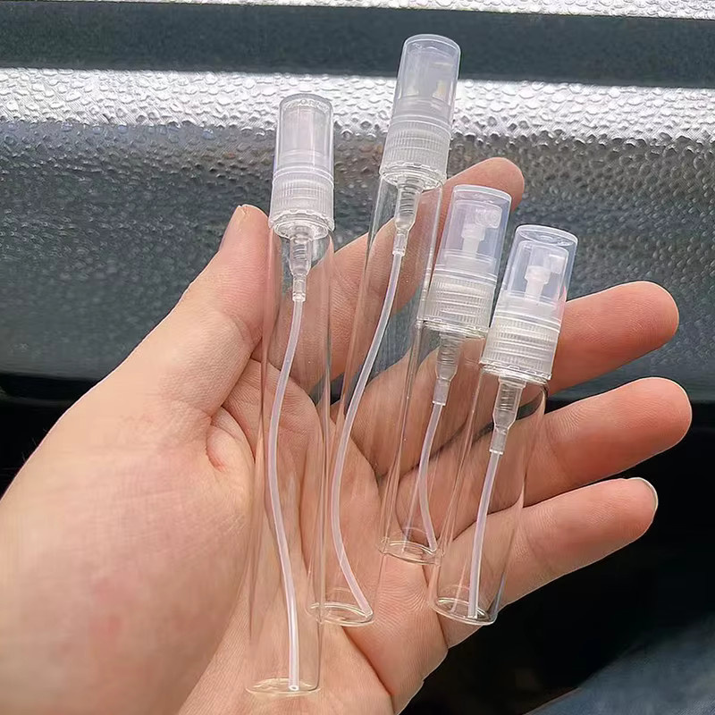 HNKMP Mini Parfüm Glasflasche, leere Kosmetikflasche, Probe Reagenzglas - Bild 4