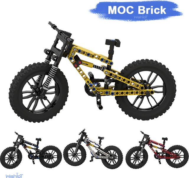 wishiot Offroad-Fahrrad Modellbausatz, Fahrzeug, weiß - Bild 1