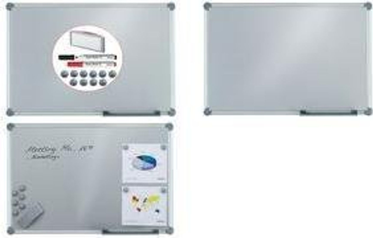 MAUL Silverboard 2000 Whiteboard Set in Silber, B/H: 900 x 600 mm - Bild 3