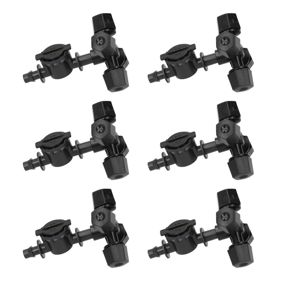 10er-Set mfySpace G1 8 Zerstäuber Sprühdüsen für Gewächshäuser und Gartenbewässerung in Schwarz - Bild 7