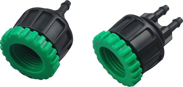 ENTENCO Gartenhahn Wasserverteiler für die Schlauchbewässerung, Grün - Bild 1