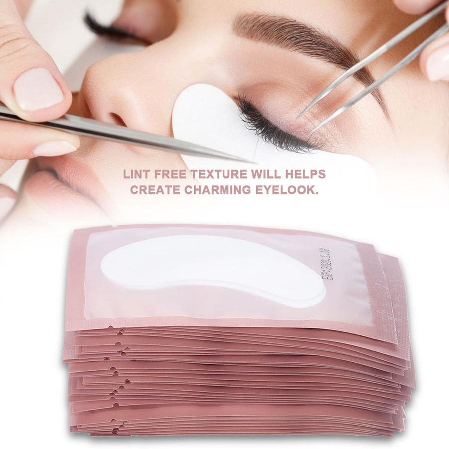 50 Stück Augenpads Wimpern Gel Patch, fusselfrei, Wimpernverlängerung - Bild 2