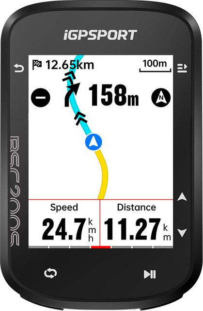 iGPSPORT BSC200S GPS Fahrradcomputer mit Farbdisplay und Bluetooth in Schwarz - Bild 1