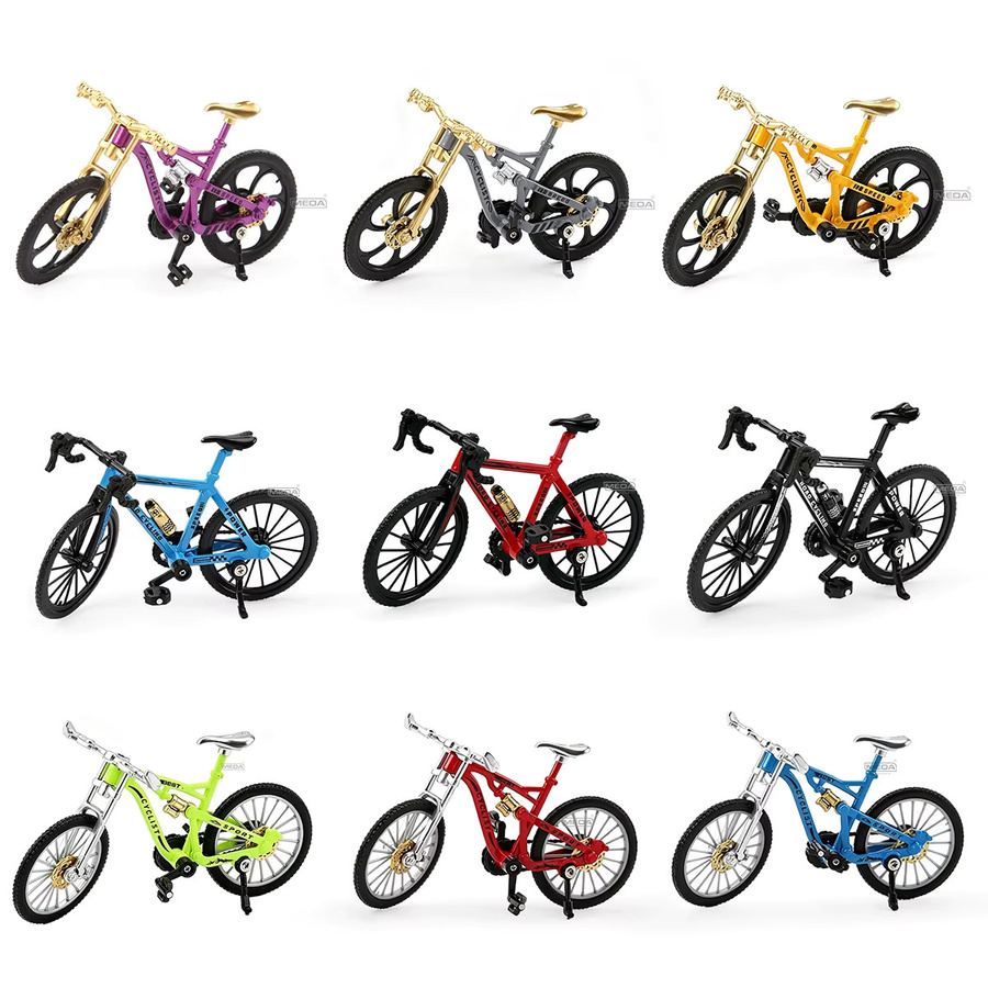 MEOA Finger Skateboard Legierung Mountainbike, Finger Fahrrad, Modell Spielzeug - Bild 3
