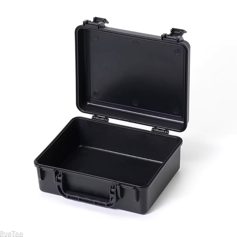 RveTee Werkzeugkoffer Sicherheitsbox in Schwarz B: 18 cm, T: 16 cm, H: 7,5 cm - Bild 3