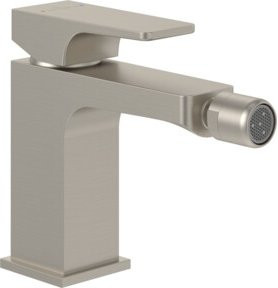 Villeroy & Boch Bidetarmatur Architectura Square Einhebelmischer mit Pop-up-Abflussgarnitur in Brushed Nickel Black - Bild 1