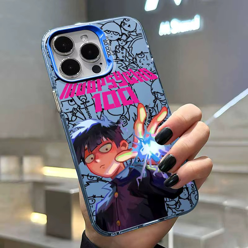 Bunte Silikon-Handyhülle im Mob Psycho 100 Anime Design für Xiaomi und POCO Modelle - Bild 4