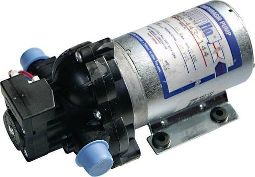 SHURflo Niedervolt-Druckwasserpumpe in Schwarz mit 810 l/h und 30m Förderhöhe - Bild 1