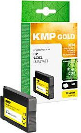 KMP Tintenpatrone Gelb ersetzt HP 963XL (3JA29AE) für bis zu 1600 Seiten - Bild 1