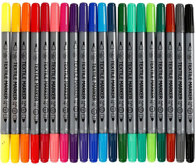 Stoffmalstifte von Creativ Company in Multicolor - Bild 1