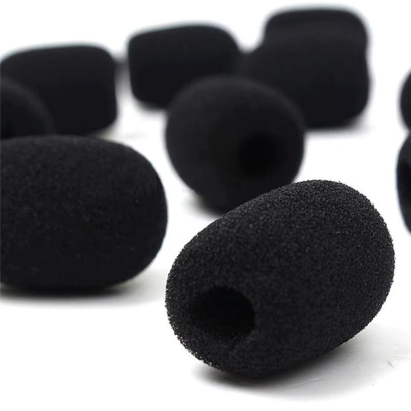 SD&HI 5-teiliges Mikrofon-Windschutzset aus Schaumstoff für Headset-Grills in Schwarz - Bild 5
