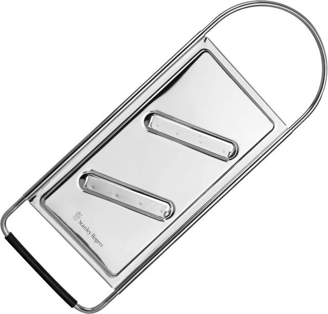 Stanley Rogers Gurkenhobel aus Edelstahl in Silber, B: 30 cm, T: 11,5 cm - Bild 1