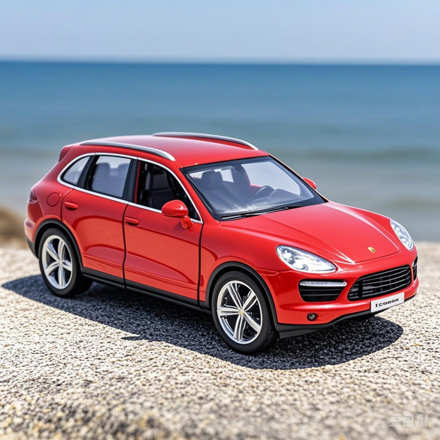 Porsche Cayenne, Modellauto, 1:36, Metall, 2-teiliges Set - Bild 1