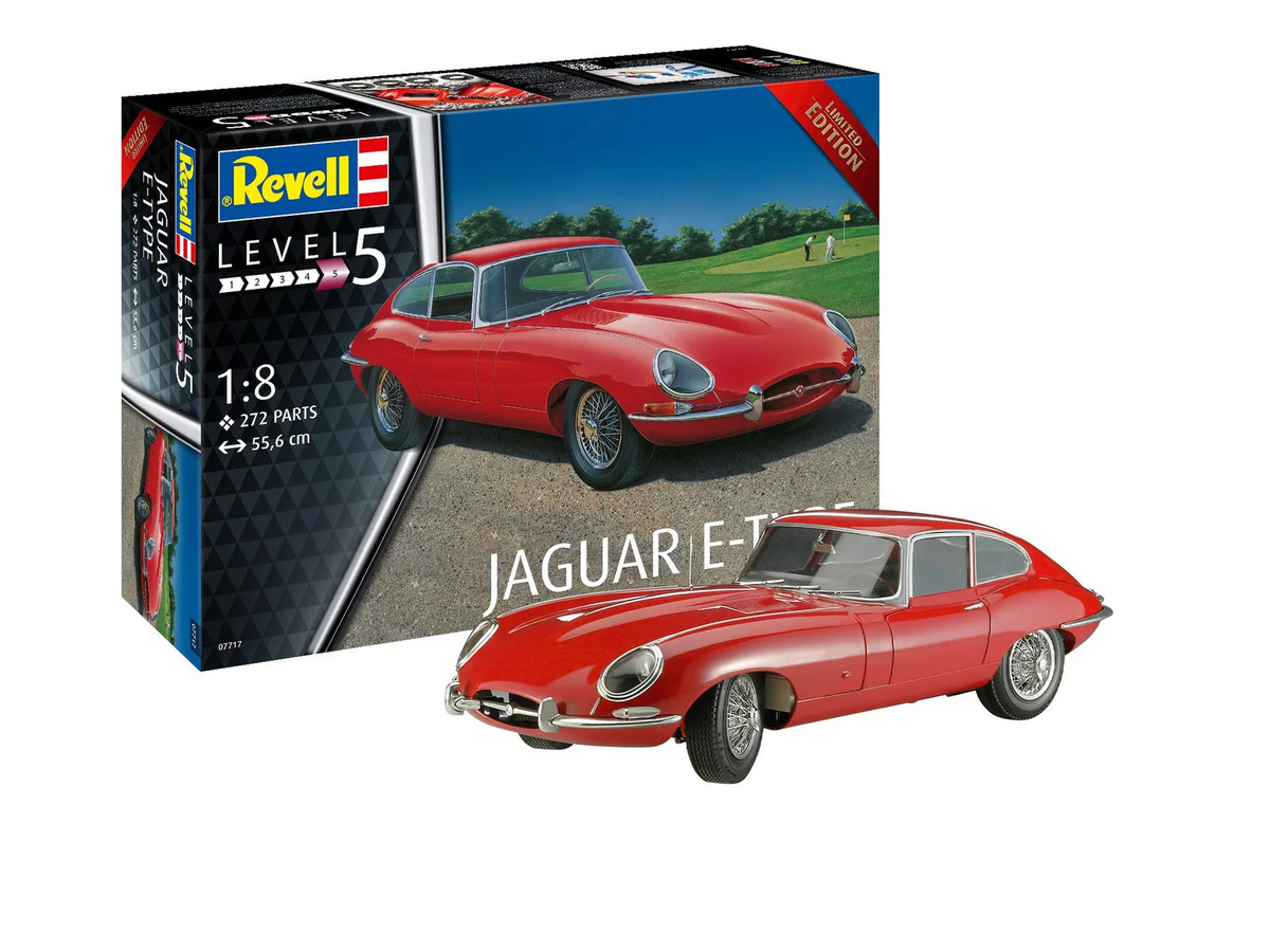 Revell Jaguar E-Type Automodell Bausatz, 1:8, ab 13 Jahren - Bild 3