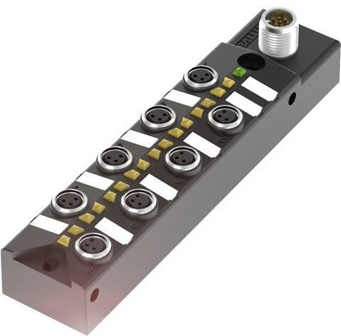 Balluff BPI 8M303P-5K-B0-SM4CT BPI00AL Sensor/Aktorbox passiv Multipolverteiler in Grün, Gelb und Grau - Bild 1